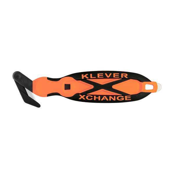 Klever Hook-Style Safety Cutter, Fixed Blade, Safety Recessed, Polymer KCJ-XC-30G