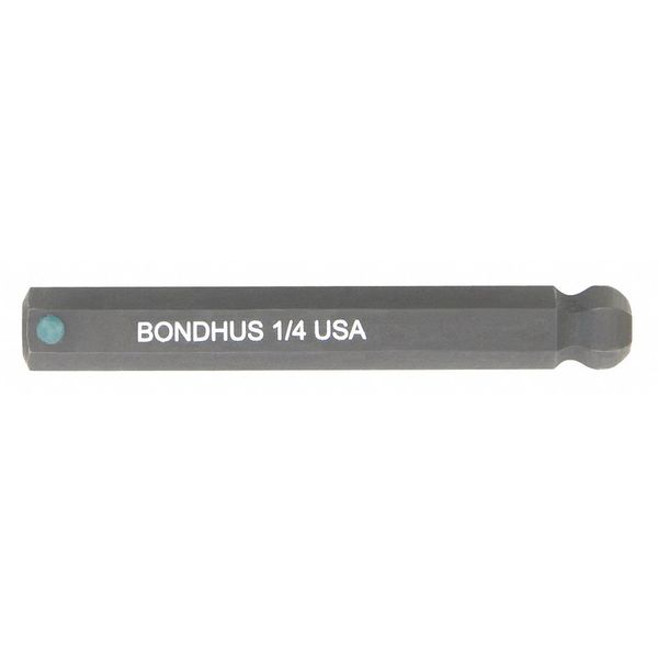 Bondhus 3.0mm ProHold Ball Bit, 2" Length 31456