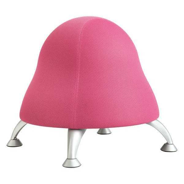 Safco Ball Chair, Fabric, 17" Height, No Arms, Pink 4755PI