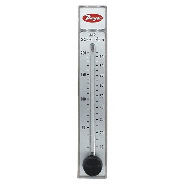 Dwyer Instruments Flowmeter Range 1-10 Scfh Air With Stai RMA-5-SSV
