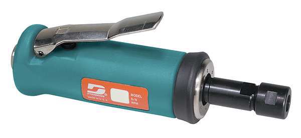 Dynabrade Straight Die Grinder, 1/4 in NPT Female Air Inlet, 1/4 in Collet, Heavy Duty, 18,000 RPM, 0.5 hp 51301