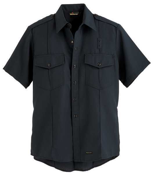 Workrite Flame Resistant Collared Shirt, Navy, Nomex(R), 48" FSC2NV 48 00