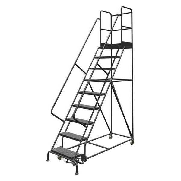 Tri-Arc Rolling Ladder, Handrails, 9-Step KDSR109246-D2