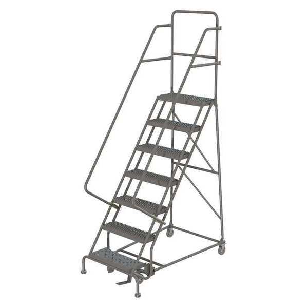 Tri-Arc 106 in H Steel Rolling Ladder, 7 Steps KDSR107162