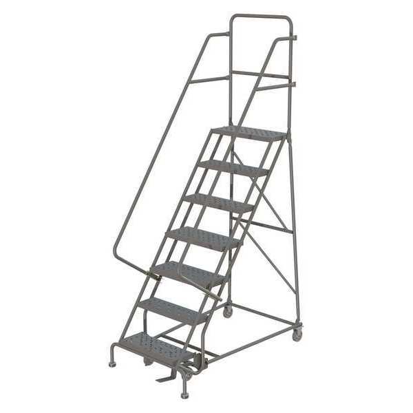 Tri-Arc 106 in H Steel Rolling Ladder, 7 Steps, 450 lb Load Capacity KDSR107166