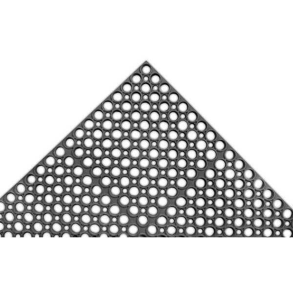 Notrax Interlocking Drainage Mat, General Purpose Rubber, 7/8 in Thick T13S0035BL