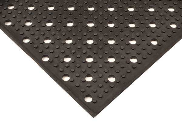 Notrax Antifatigue Mat, 3 Ft W x 8 Ft L, 3/8 In Thick T23S0038BL