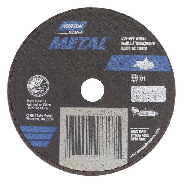 Norton Abrasives CutOff Wheel, Norton Metal, 3"x.035"x3/8" 07660789451