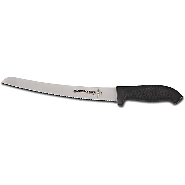 Dexter Russell Scalloped Bread Knife Black Handle 10 In 24383B