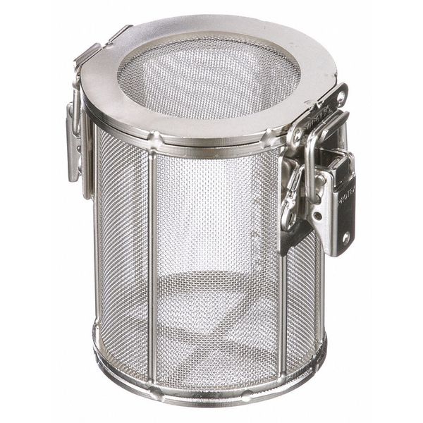 Marlin Steel Wire Products Mesh Basket with Latch on Lid, 3"x4" 00-00363232-31