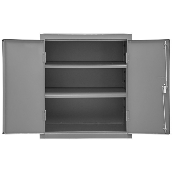 Durham Mfg 16 ga. ga. Steel Storage Cabinet, 36 in W, 42 in H, Stationary 2503-2S-95