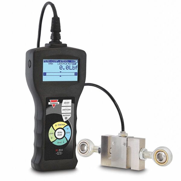 Torbal Wireless Force Gauge, 2000lbf x 0.5lbf FC10K