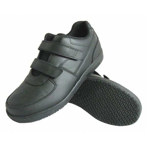 Genuine Grip Shoes, Men, Hook-and-Loop, Black, PR, Size: 14 2030-14W | Zoro
