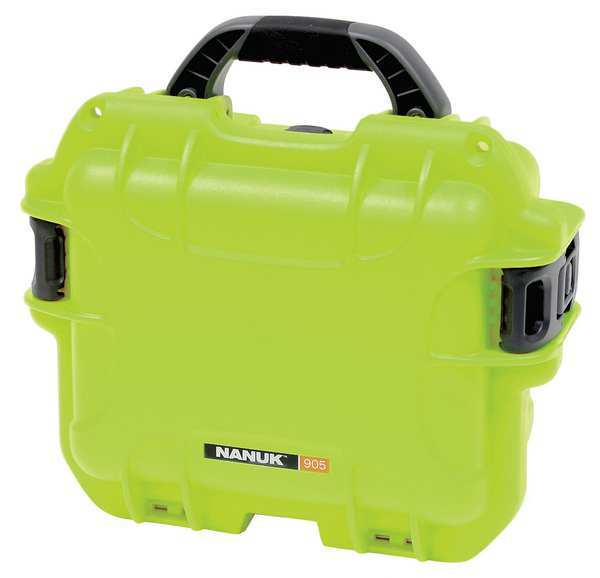 Nanuk Cases Lime Protective Case, 12-1/2"L x 10.1"W x 6"D 905S-000LI-0A0