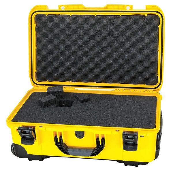 Nanuk Cases Yellow Protective Case, 22"L x 14"W x 9"D 935S-010YL-0A0