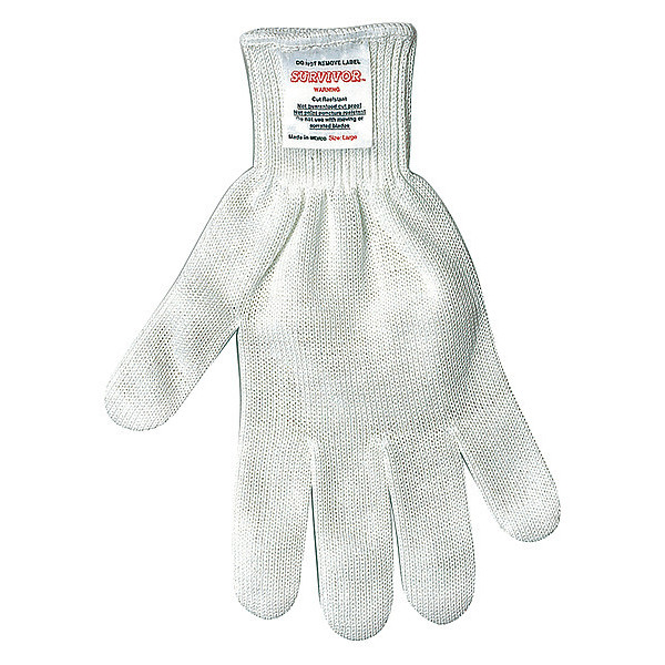 Mcr Safety Cut Resistant Gloves, A7 Cut Level, Uncoated, M, 1 PR 9346MD