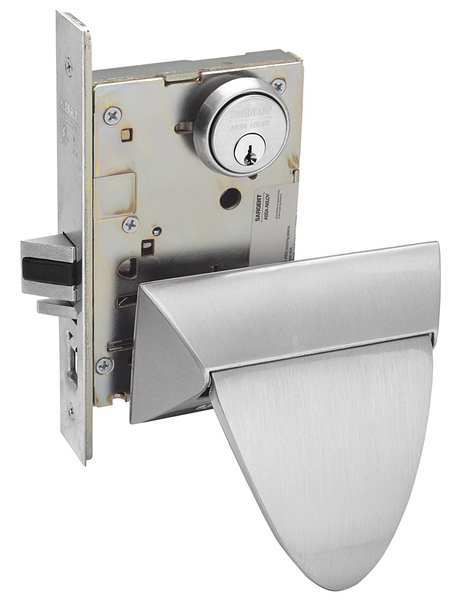 Sargent Mortise Lock, Push/Pull, Entrance/Office SG-8255ALP-32D LH W INSIDE TURN PIECE