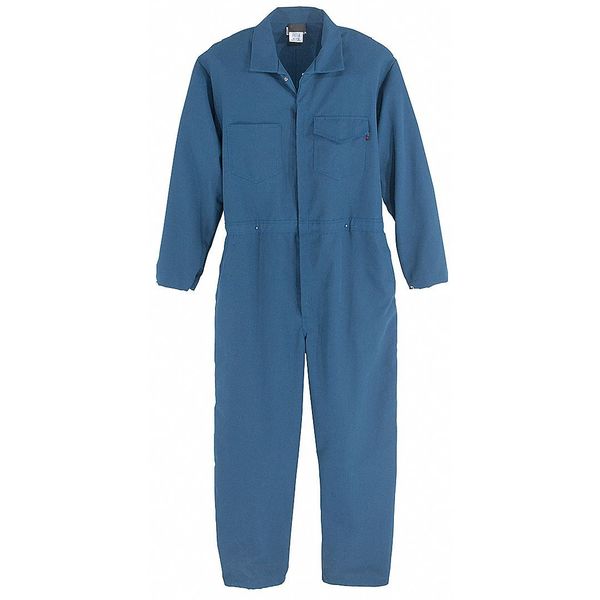 Workrite Fr Arc Flash Coverall, Medium Blue, Protera(R), L 133PO65MB