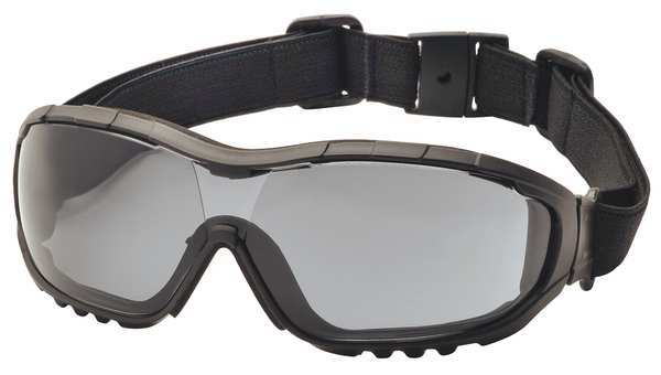 Pyramex Protective Goggles, Gray Anti-Fog, Anti-Static, Scratch-Resistant Lens, V3G Series GB8220ST