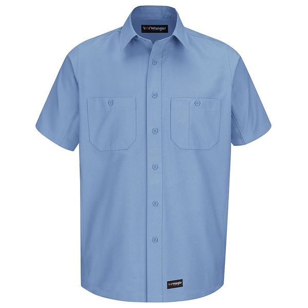 Dickies Short Sleeve Shirt, LightBlue, Poly/Cotton WS20LB SS XL