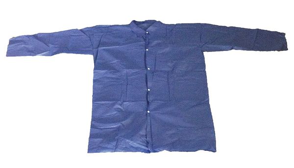 Condor Lab Coat, Polypropylene, Blue, L, PK25 26W852