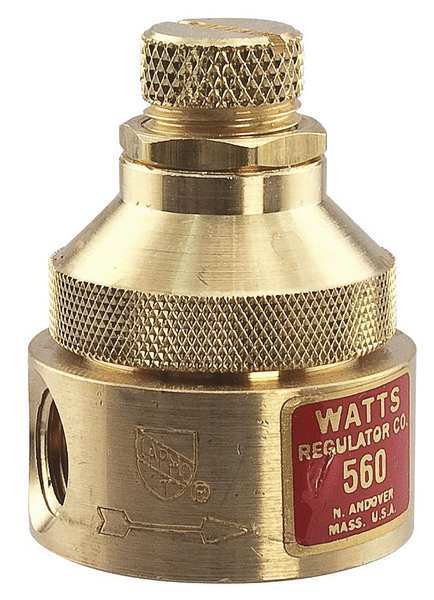 Watts Pressure Regulator, 1/8 In, 0 to 25 psi 1/8 LF560 0-25