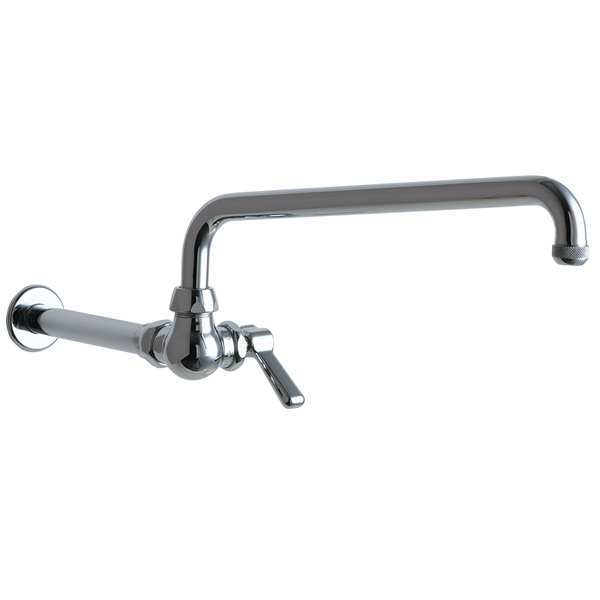 Chicago Faucet Manual, Single Hole Only Mount, Commercial 1 Hole Glass Filler 334-ABCP