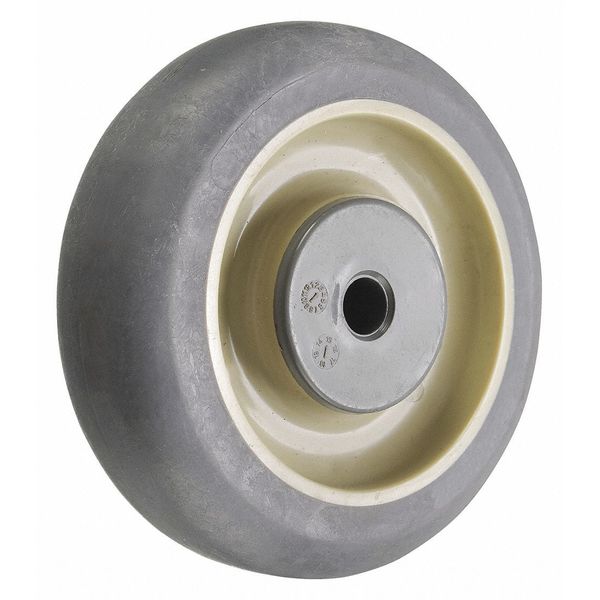 Zoro Select Caster Wheel, 3-1/2 in., 250 lb, 70 Shore A P-RCP-035X013/038K
