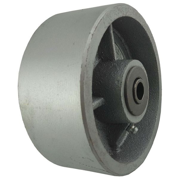 Zoro Select Caster Wheel, Cast Iron, 5 in., 1300 lb. 26Y439