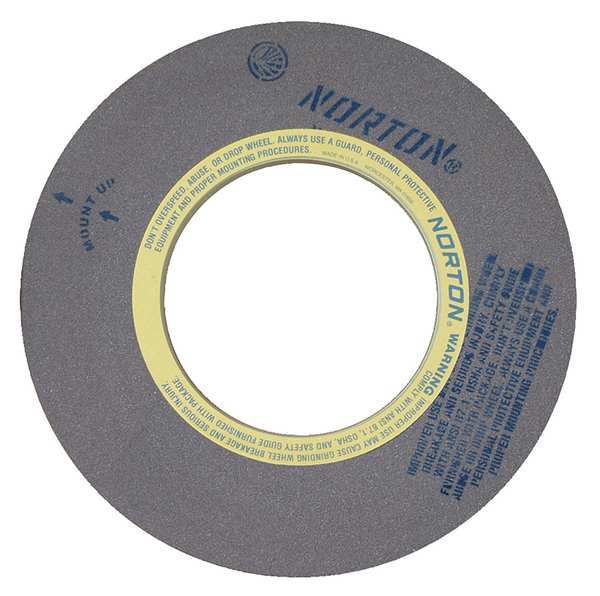Norton Abrasives Grinding Wheel, 20 in. Dia, AO, 60 G, Gray 69078666729
