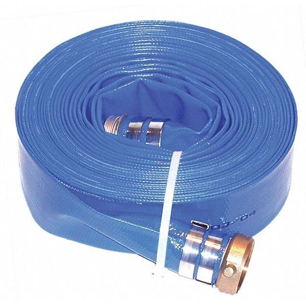 Eagle Blue PVC Discharge Hose, 1.5"x 50 ft. A008-0246-1650