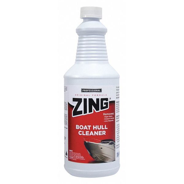 Zing Boat Hull Cleaner, 1 qt., PK12 N074-Q12