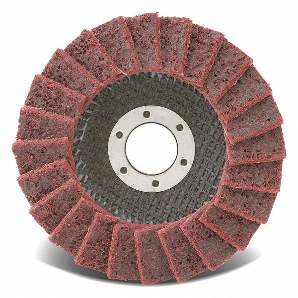 Cgw Abrasives Flap Disc, 4.5x7/8, T29, Non-Woven Med 70122