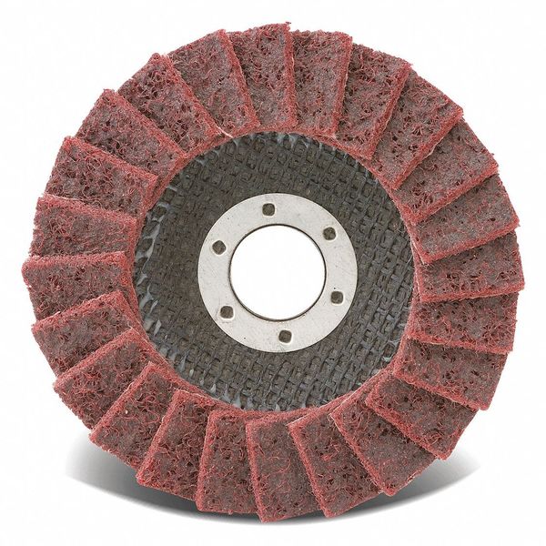 Cgw Abrasives Flap Disc, 5x7/8, T29, Non-Woven Med 70187