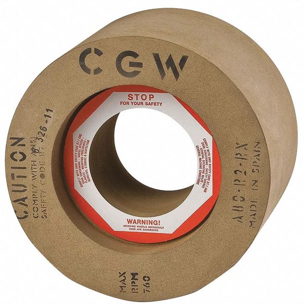 Cgw Abrasives Grinding Whl, 12x6x5, T7, R/2-7.5x1.5 35289
