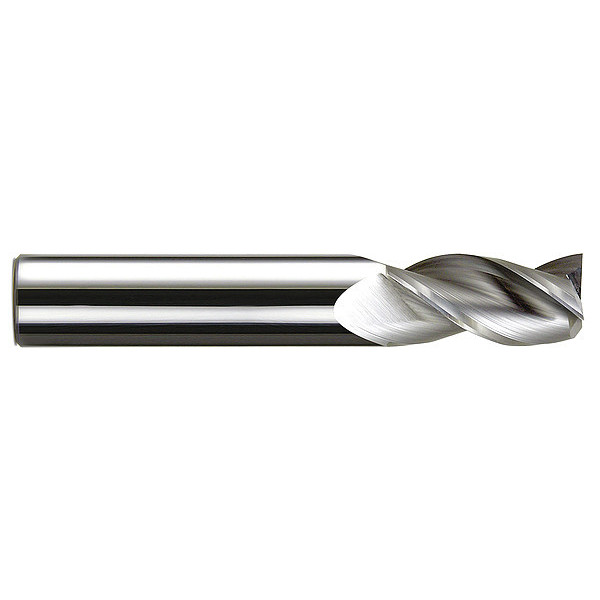 Melin Tool Co Carbide HP End Mill, 5mm x 20mm, Milling Dia.: 5 mm EXMG-M5M5-R0.5