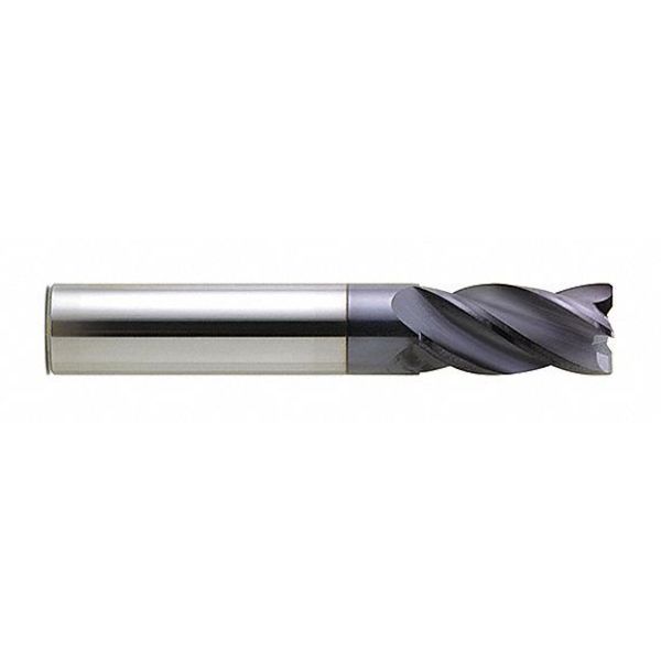 Melin Tool Co End Mill, HP, Carbide, Square, 3/16" x 5/8, Number of Flutes: 4 VHMG-606-NR
