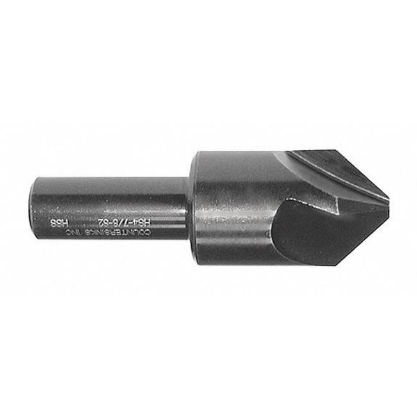 Melin Tool Co Countersink, Hss, 60 deg., 3/8" HS4-3/8-60