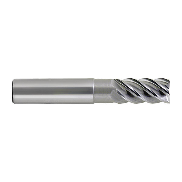 Melin Tool Co Carbide HP End Mill, Square, 1/2" x 5/8", Finish: ZRN GXMG5-1616-N-ZRN