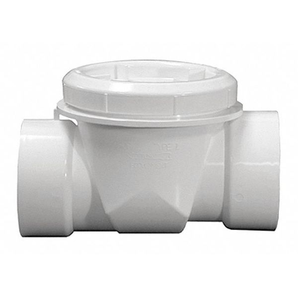 Jones Stephens Backwater Valve, PVC, 6" B04600