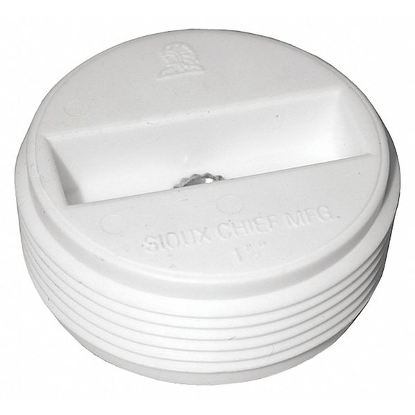 Jones Stephens Cleanout Plug, CSK Insert, PVC, 3" P49930