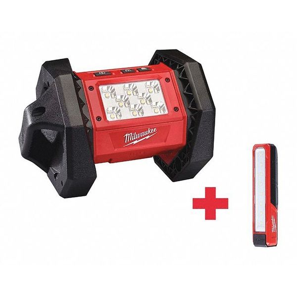 Milwaukee Tool Cordless Job Site Light Kit, 18.0V, LED 2361-20, 2112-21