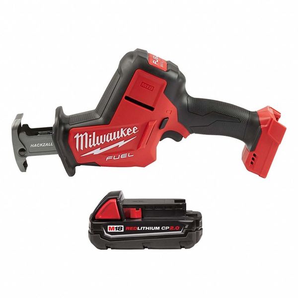 Milwaukee Tool Reciprocating Saw and Battery, 18 V 2719-20, 48-11-1820