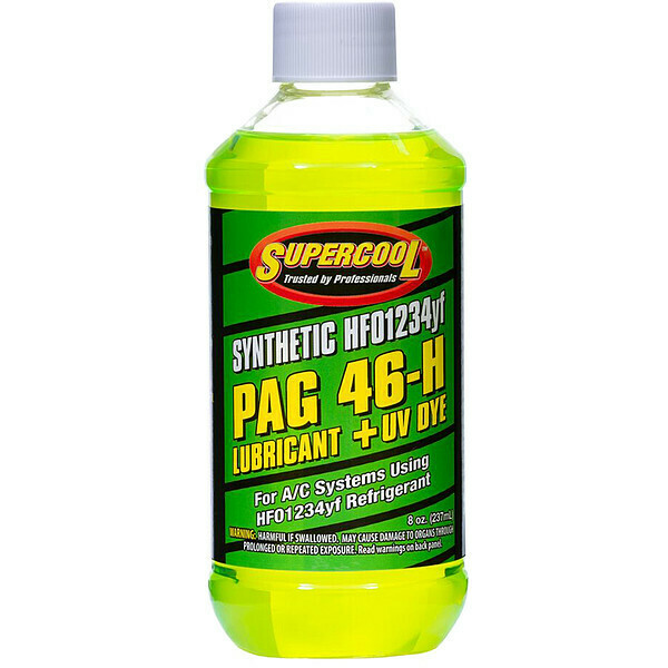 Supercool AC Refrigerants and Lubricant, 8 oz, Green 27262D