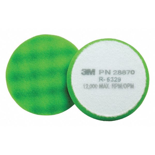 3M Finesse-it Buffing Pad 28870, 3-3/4in, Gre 28870