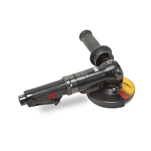 3M Right Angle Angle Grinder, 3/8 in NPT Female Air Inlet, Heavy Duty, 12,000 rpm, 1 HP 28405