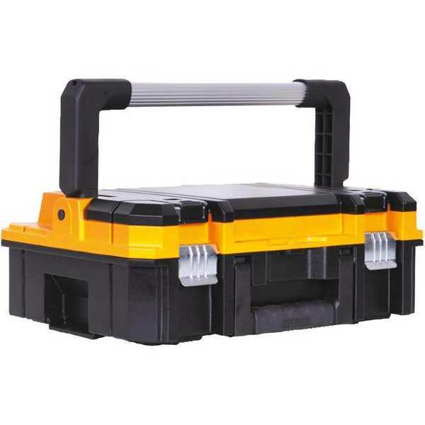 Dewalt TSTAK I Long Handle Tool Box, Plastic, Black/Yellow, 17 in W x 13 in D x 7 in H DWST17808