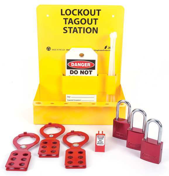 Zing Lockout Station, Filled, Electrical 2723