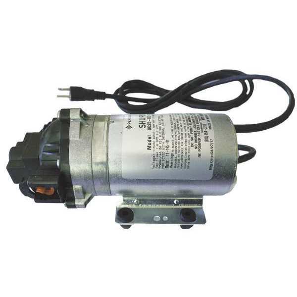 Shurflo Booster Pump, 1/3 hp, 115V AC, 1 Phase, 3/8 in NPT Inlet Size, 1 Stage, 117 psi Max Pressure 8025-933-399