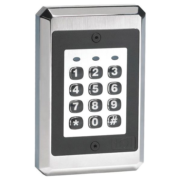 Linear Access Keypad Weatherized, 3-1/2inW, Black 212ILW